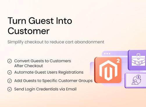 Convert Guest to Customer magento 2