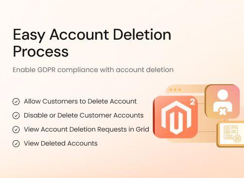 Delete Account magento 2