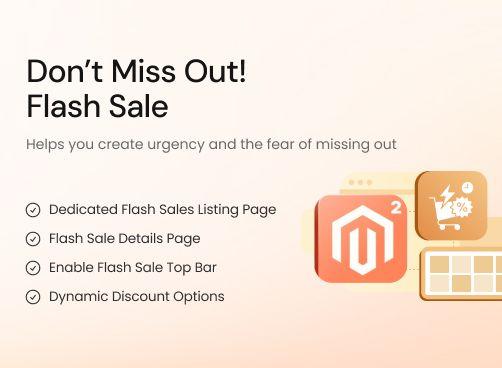 Flash Sales with Countdown Timer magento 2