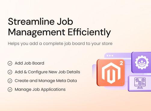 Jobs Manager magento 2
