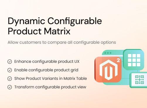Configurable Product Grid/Matrix View Magento 2