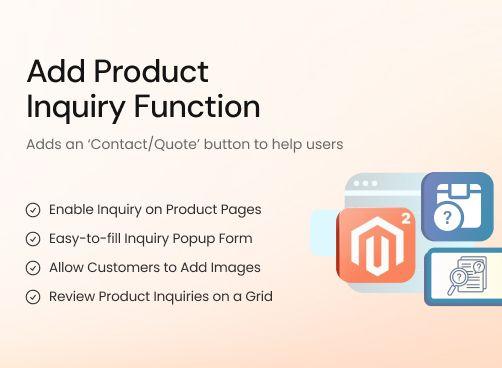 Product Inquiry magento 2