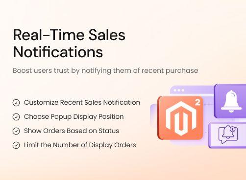 Recent Sales Notification magento 2