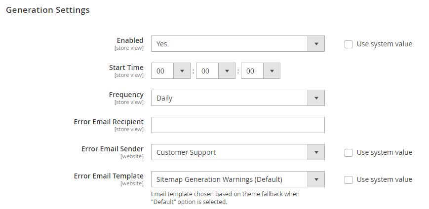 magento-2-sitemap-generation-settings