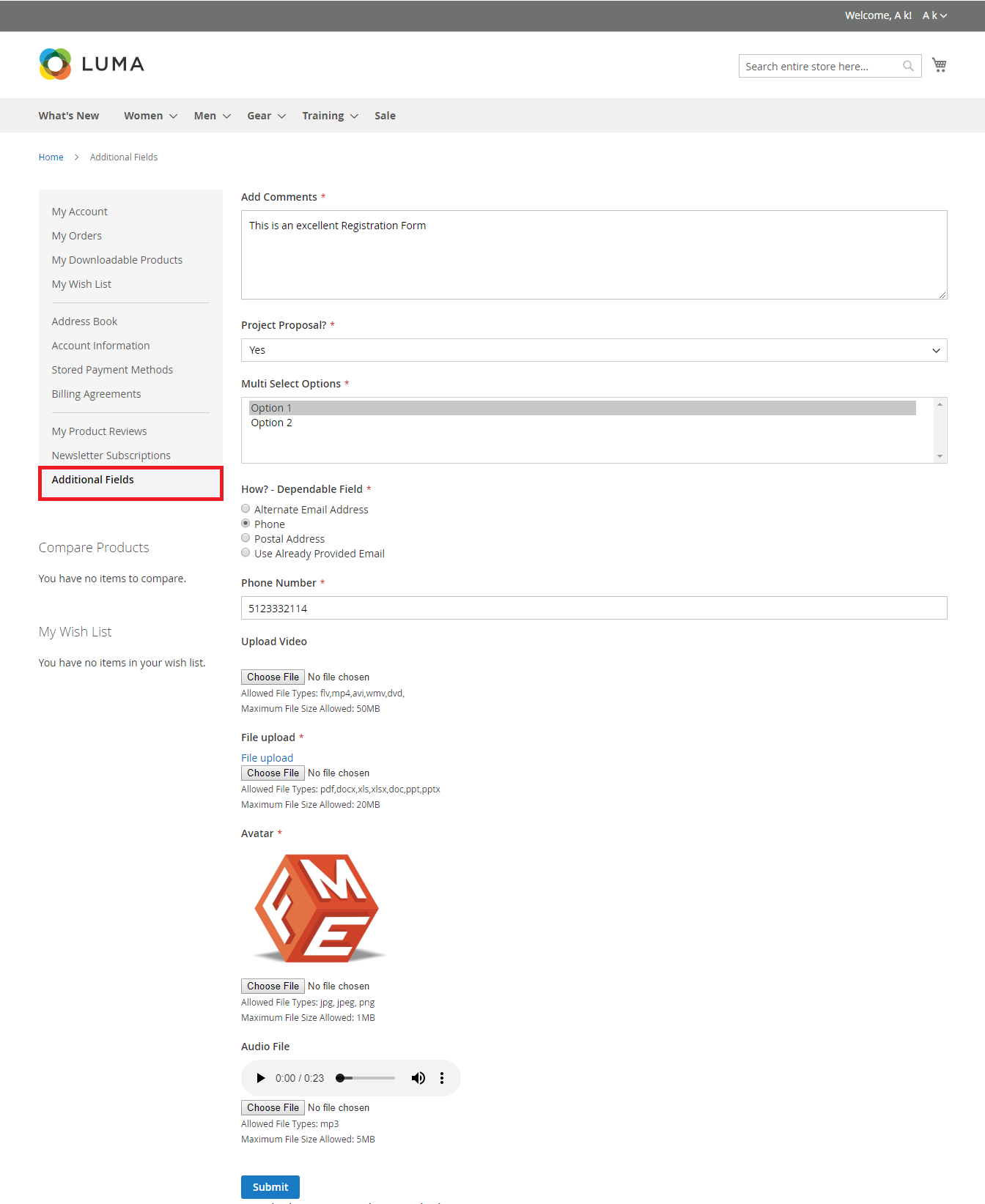 magento-2-registration-fields-in-customer-account-section