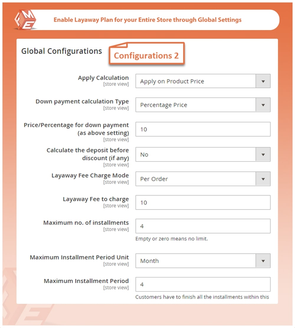 magento 2 partial payment plan