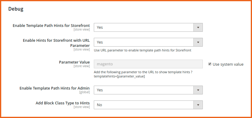 enabling template path hints