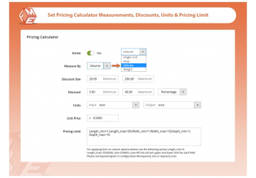 Configure Price Calculation Unit & Discounts