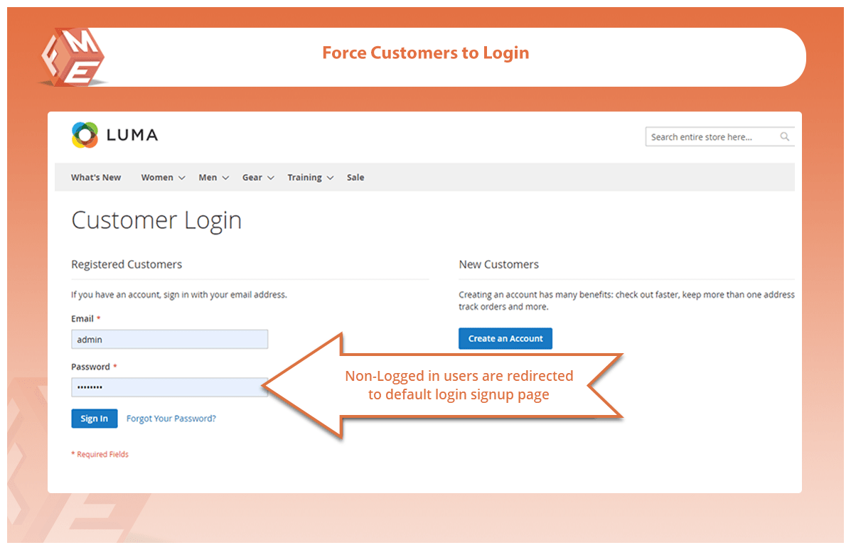 Magento 2 Force Login Module Sign In To View Store Pages