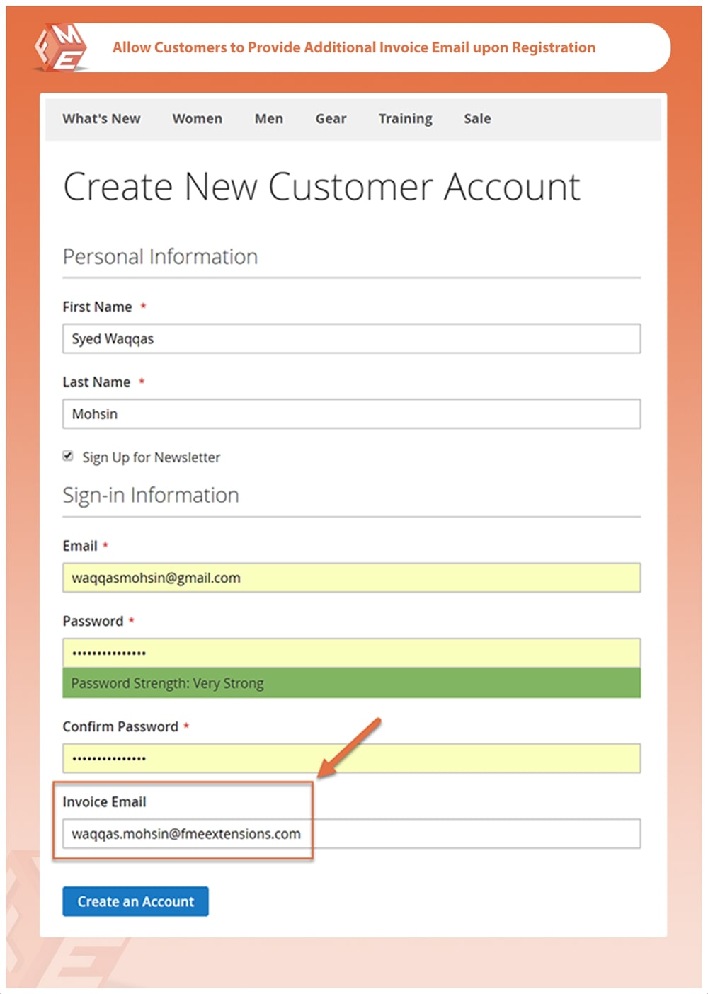 Magento 2 Invoice Email Add an Extra Email Field on Checkout