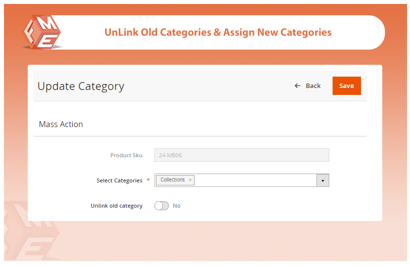 unlink old categories
